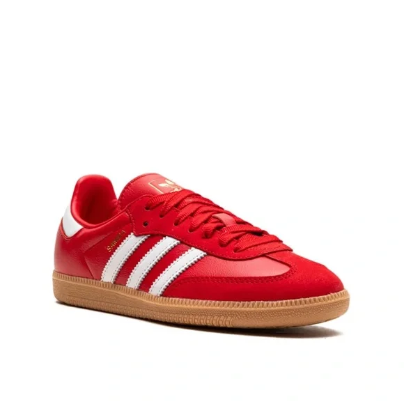 Adidas Samba Red and White Sneakers - Picture 2 of 4